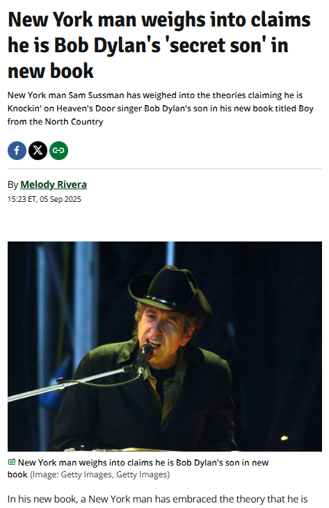 Is Bob Dylan hiding a secret son?