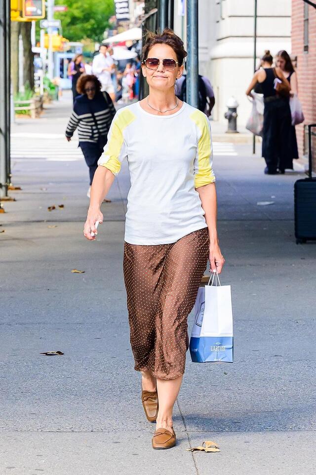 Katie Holmes Just Made Boat Shoes Cool Again