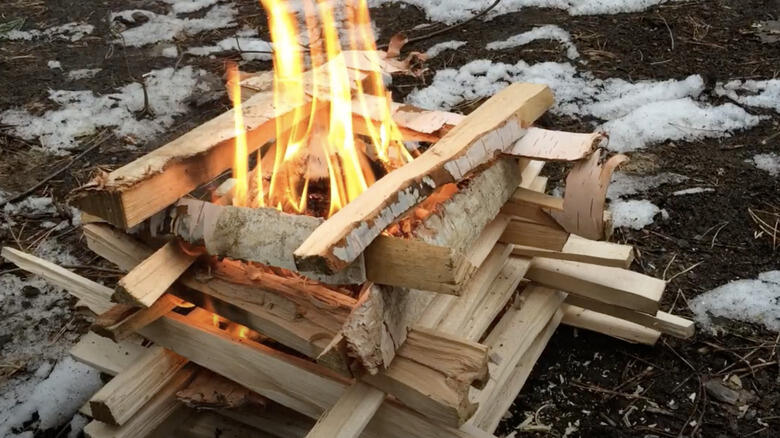 This Campfire Hack Lasts All Night