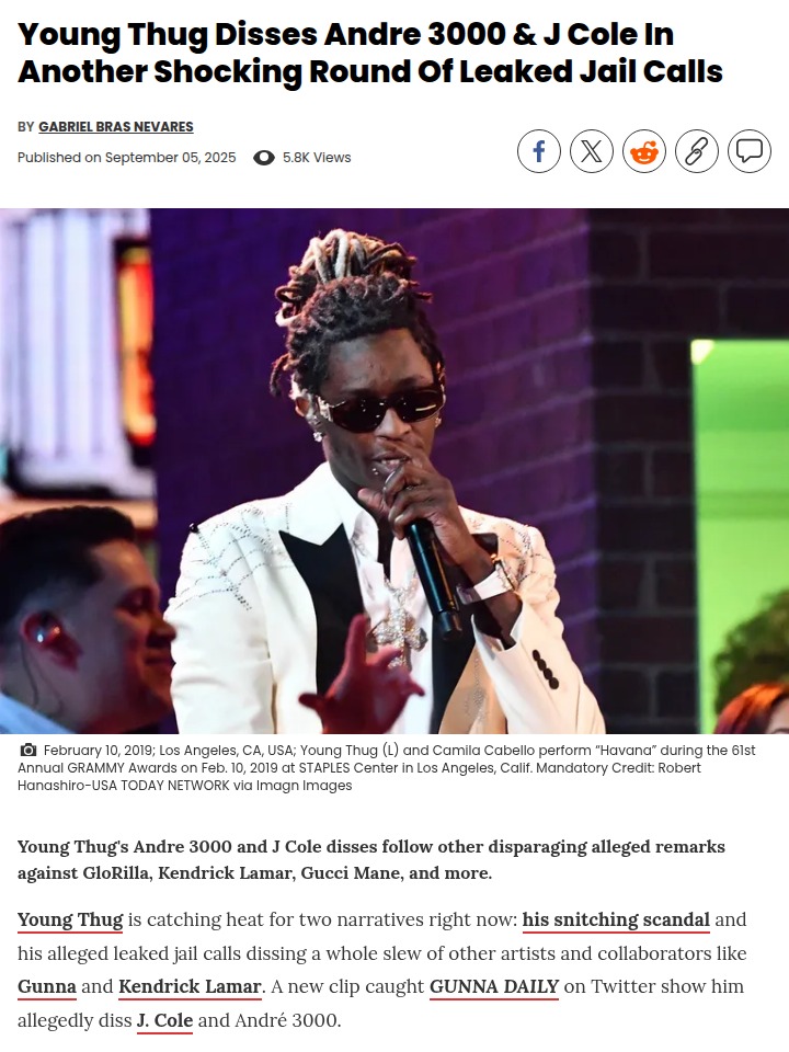 Young Thug’s Jail Call Drama 😳
