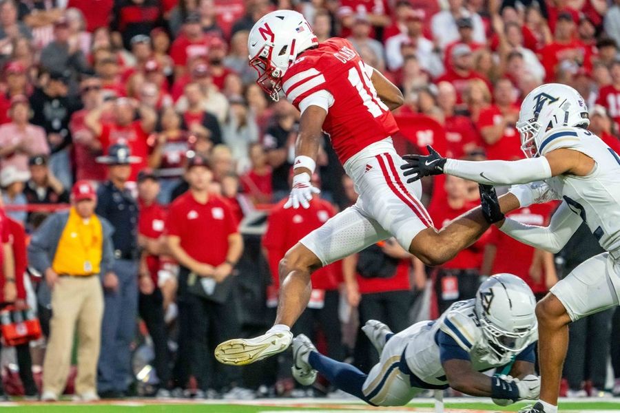 Raiola torches Akron—Huskers flex real power