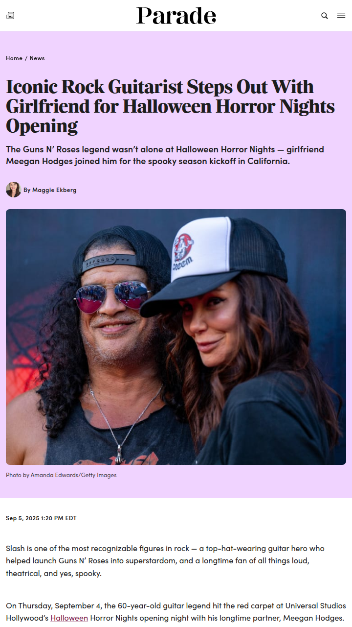 Slash brings spooky rock vibes to Halloween Horror Nights