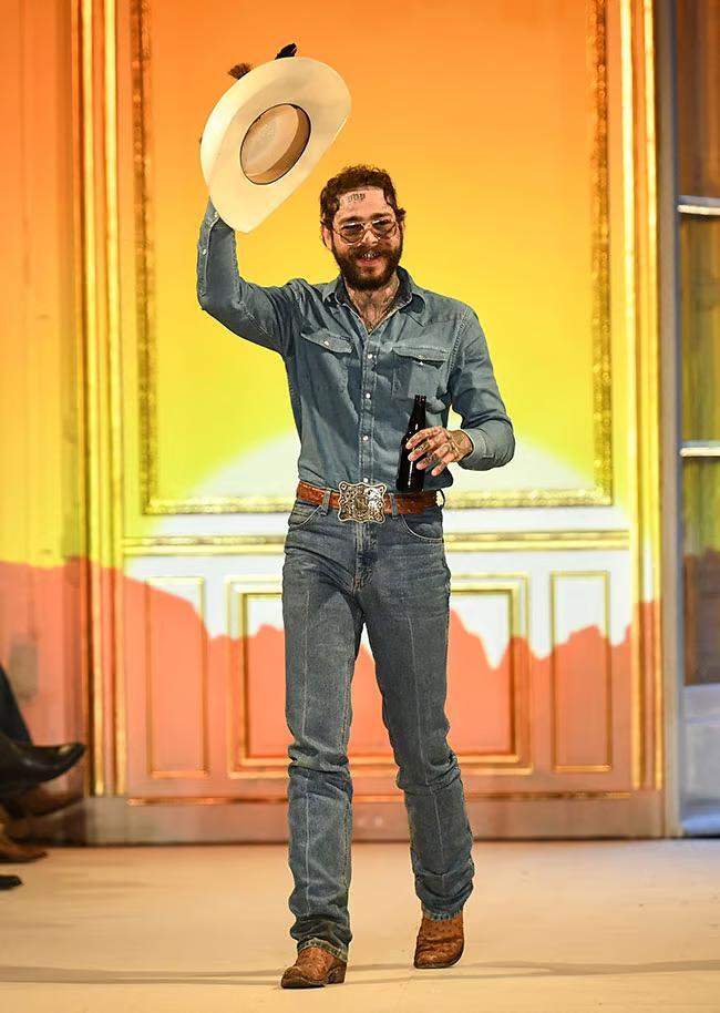 Post Malone’s Wild Glow-Up at Paris Fashion Show