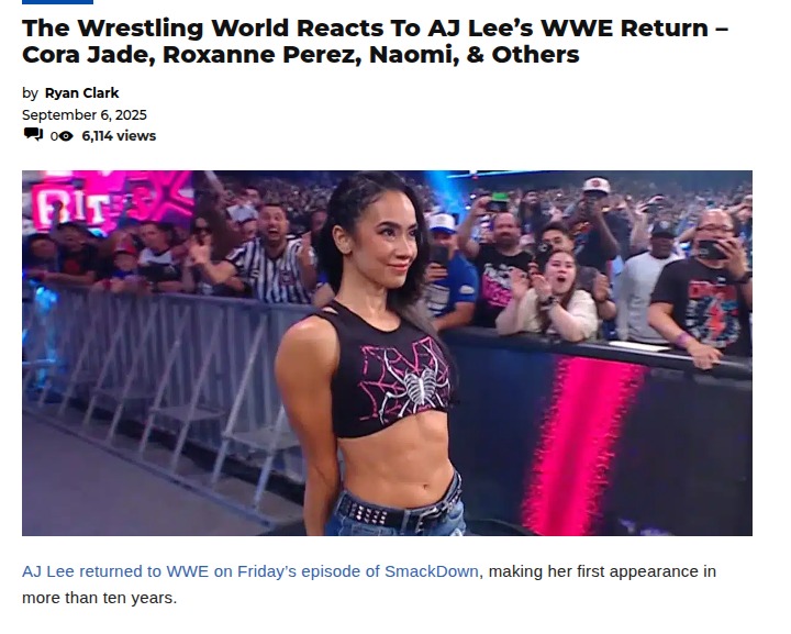 AJ Lee Returns: Slaps, Shocks & Social Buzz!
