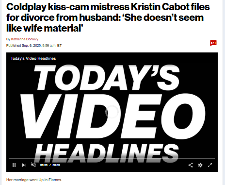 Coldplay kiss-cam scandal rocks New England elite
