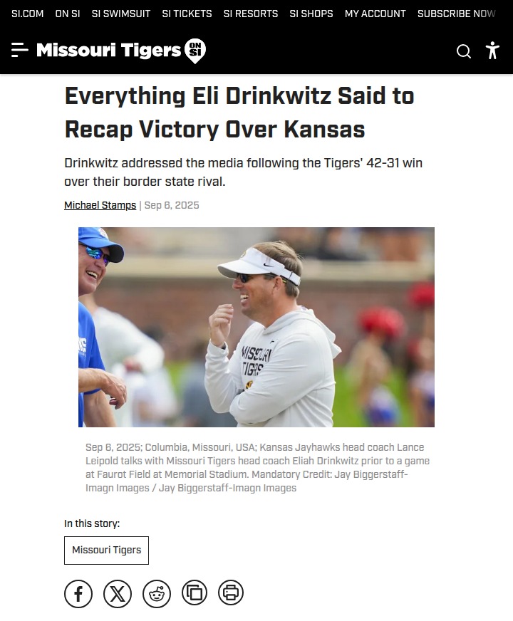 Missouri stuns Kansas with epic comeback win