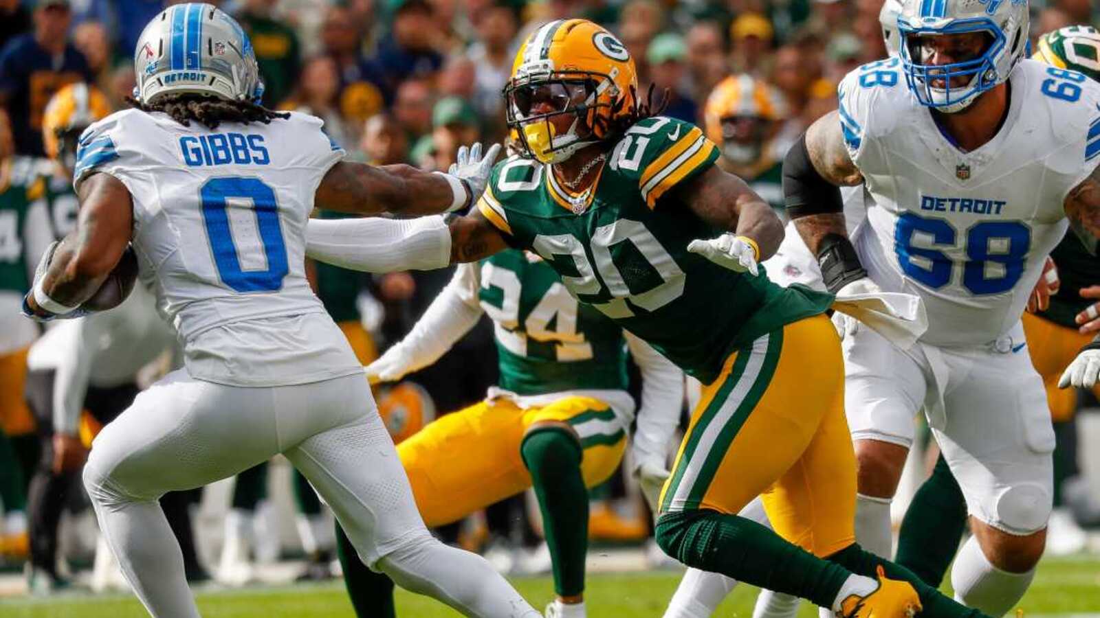 Gibbs’ record day: 10 catches, 31 yards?!