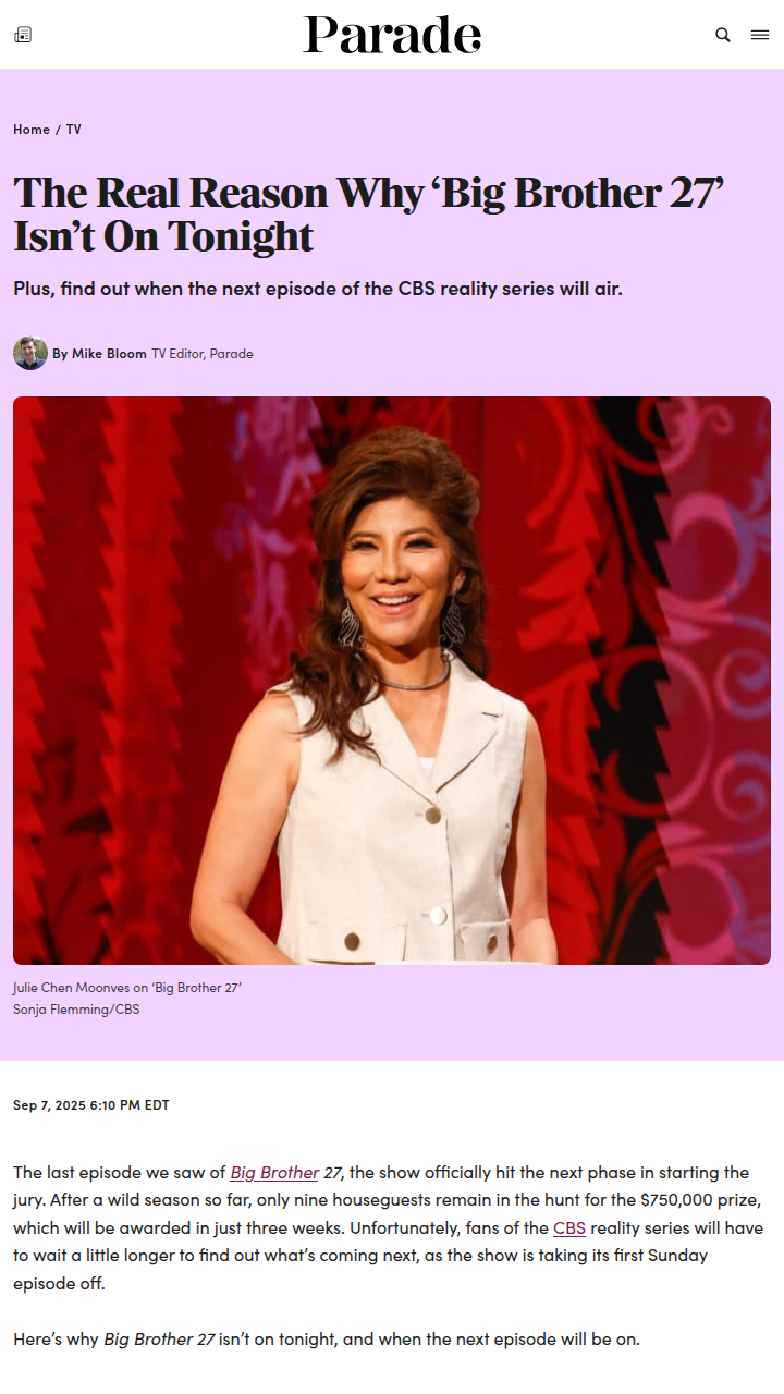 Big Brother 27 Drama: VMAs Bump! 😱