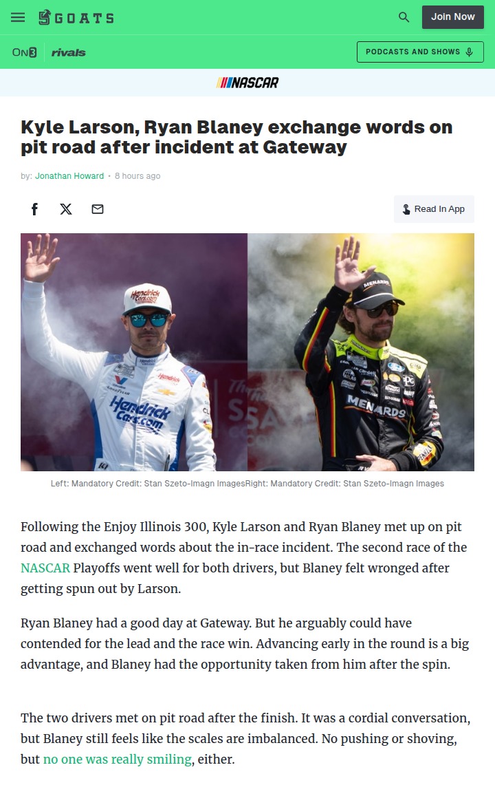 Tension brews after Larson-Blaney Gateway clash