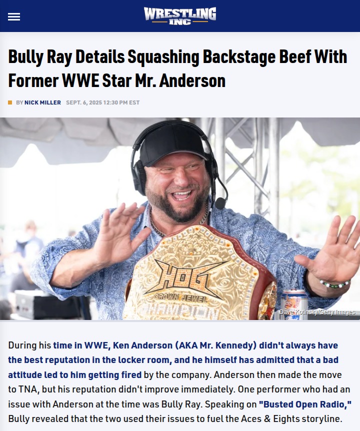 Bully Ray & Mr. Anderson: Real Heat Fueled Aces & Eights