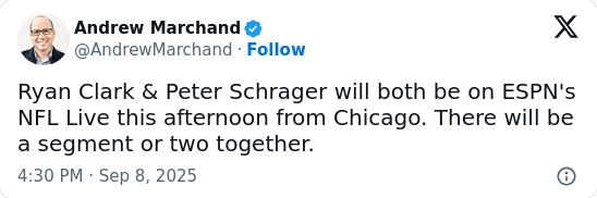 Ryan Clark & Schrager: NFL Live Drama Continues
