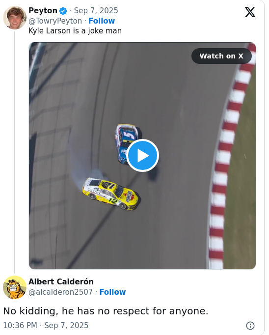 Larson vs Blaney: Gateway Drama Ignites Fans