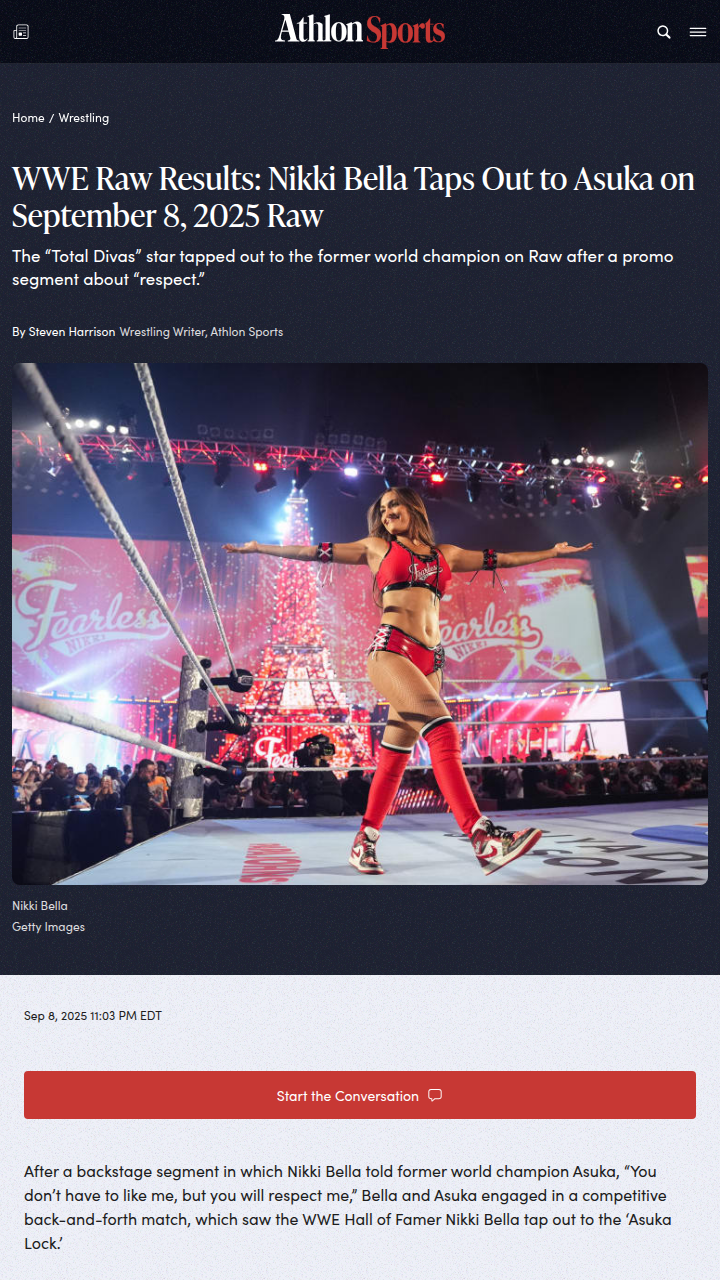 Asuka Makes Nikki Bella Tap—What’s Next for The Hall of Famer?