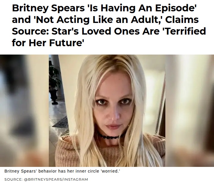 Britney’s Insta Worries Fans Again 😬