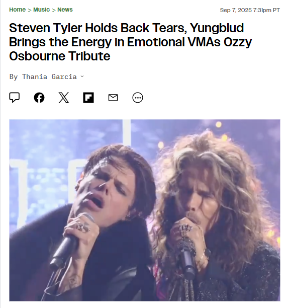 Yungblud Stuns at VMAs Ozzy Tribute! 🎤