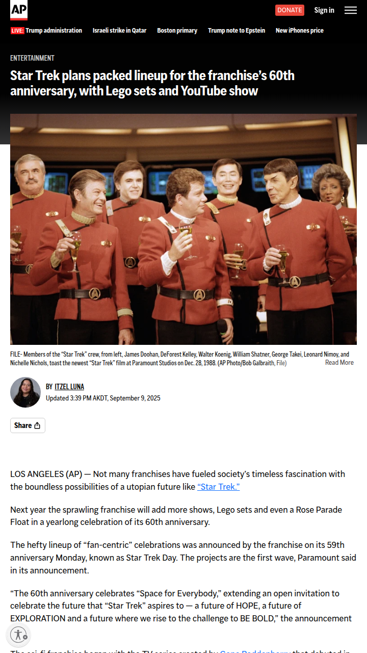 Star Trek 60th: Shatner vs. New Cast? 🚀
