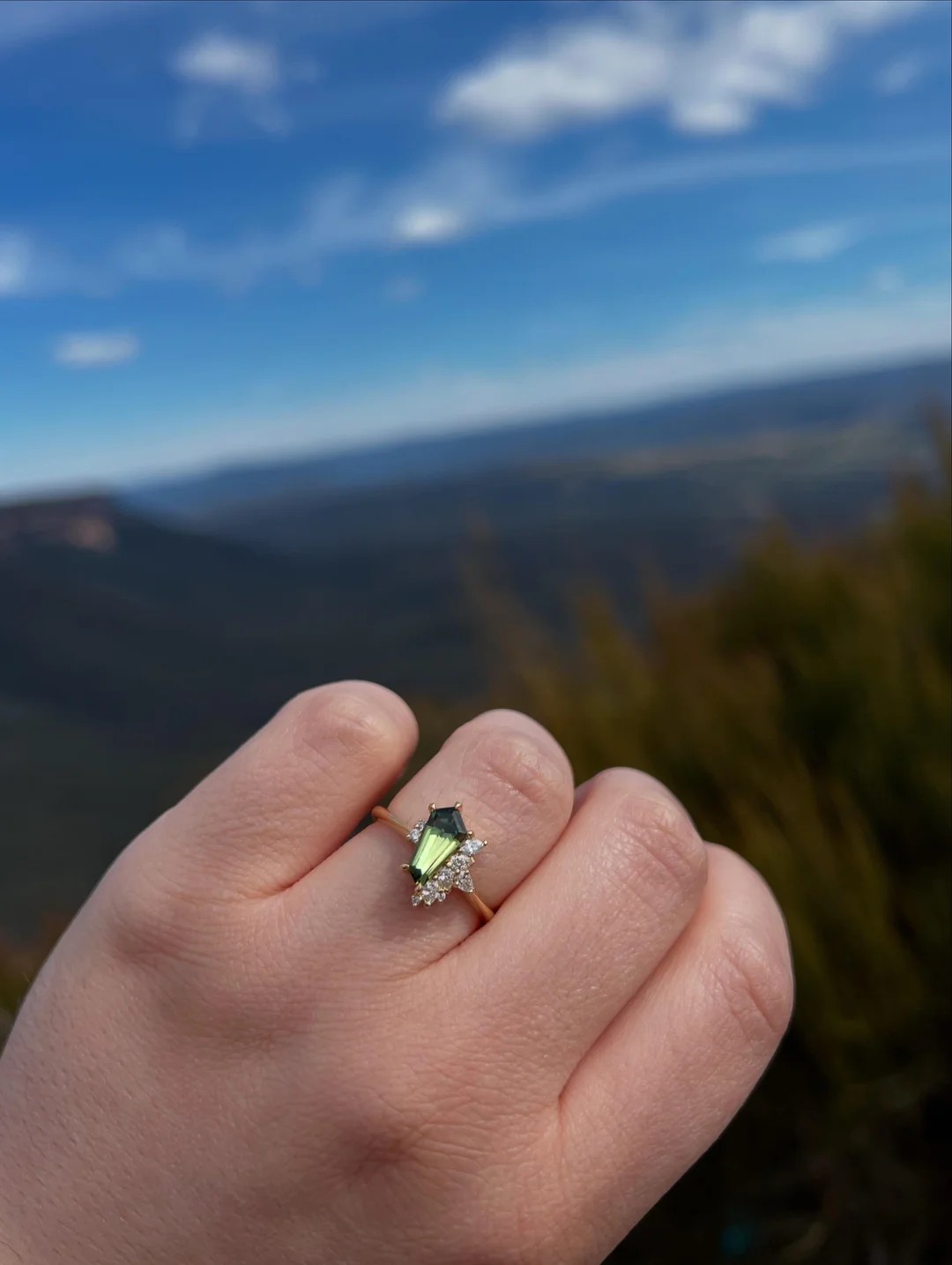 She said yes! And we're completely obsessed with this ring.