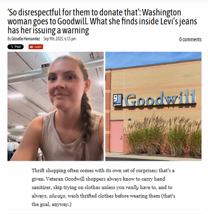 Thrift store shock: Why you must wash before you wear