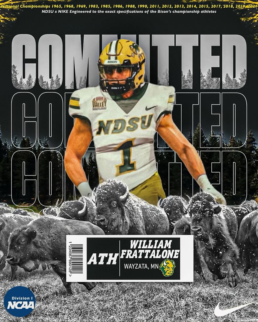 Shocking turn for NDSU football recruit