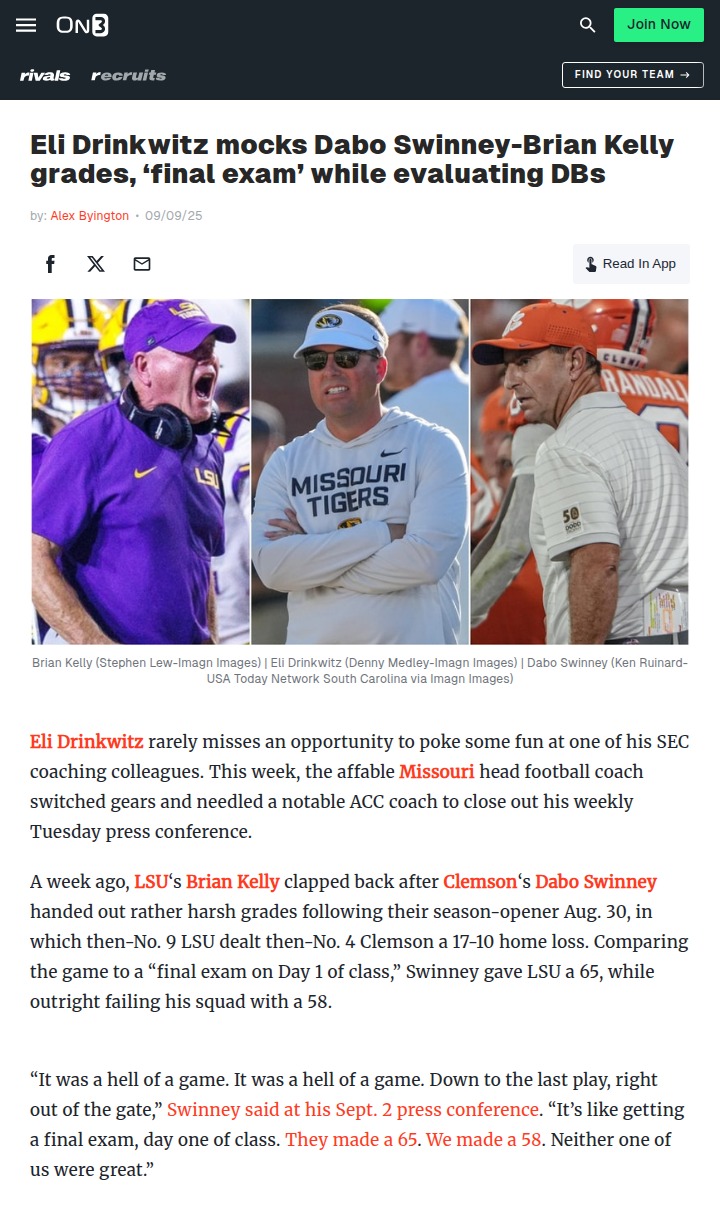 SEC coaches roast ACC grading drama