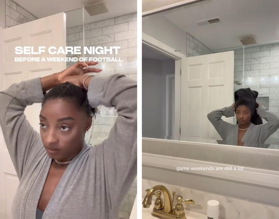 Inside Simone Biles’ cozy Chicago life