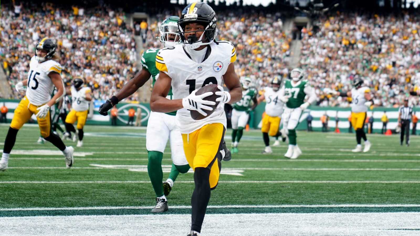 Calvin Austin’s speed finally unleashed!