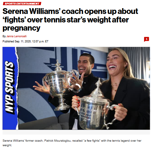 Serena’s Comeback: Coach Talks Weight Battles