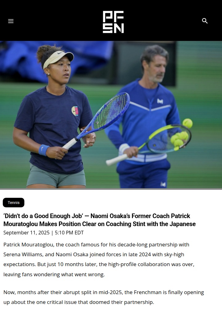 Coach P-Mou & Osaka: Pressure or Progress?