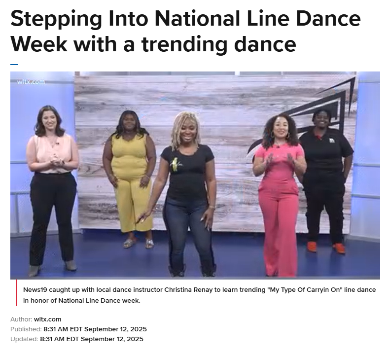 Line dancing fever hits National Line Dance Week