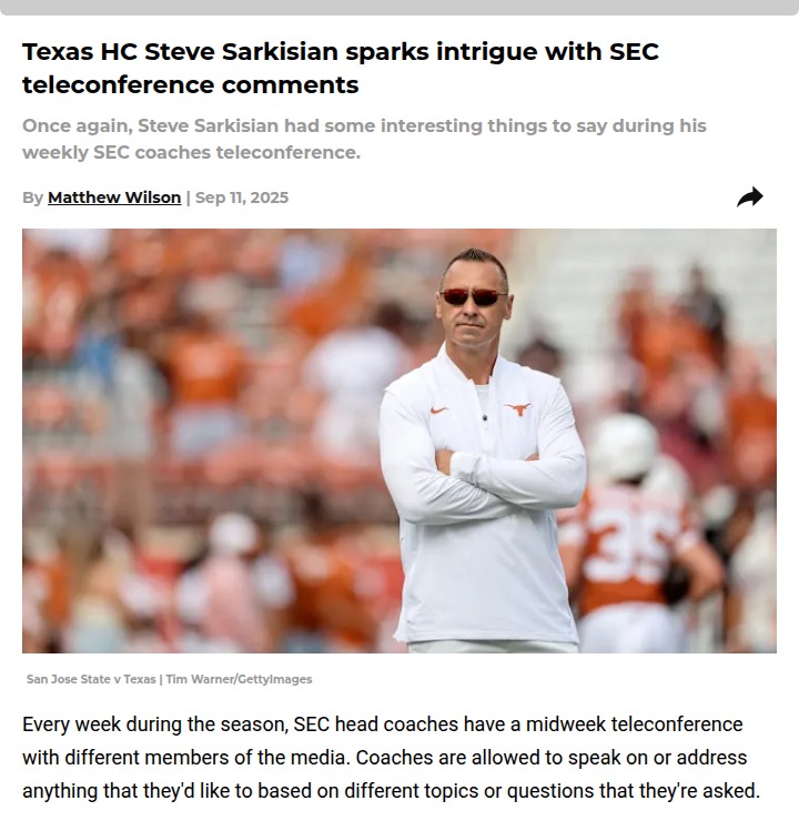 Texas coach Sarkisian’s focus: Culture over talent
