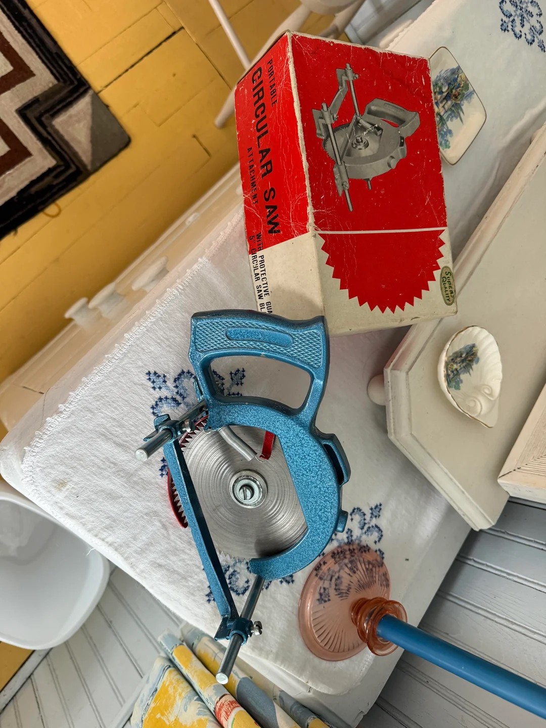 I was at a garage sale and found this little tool