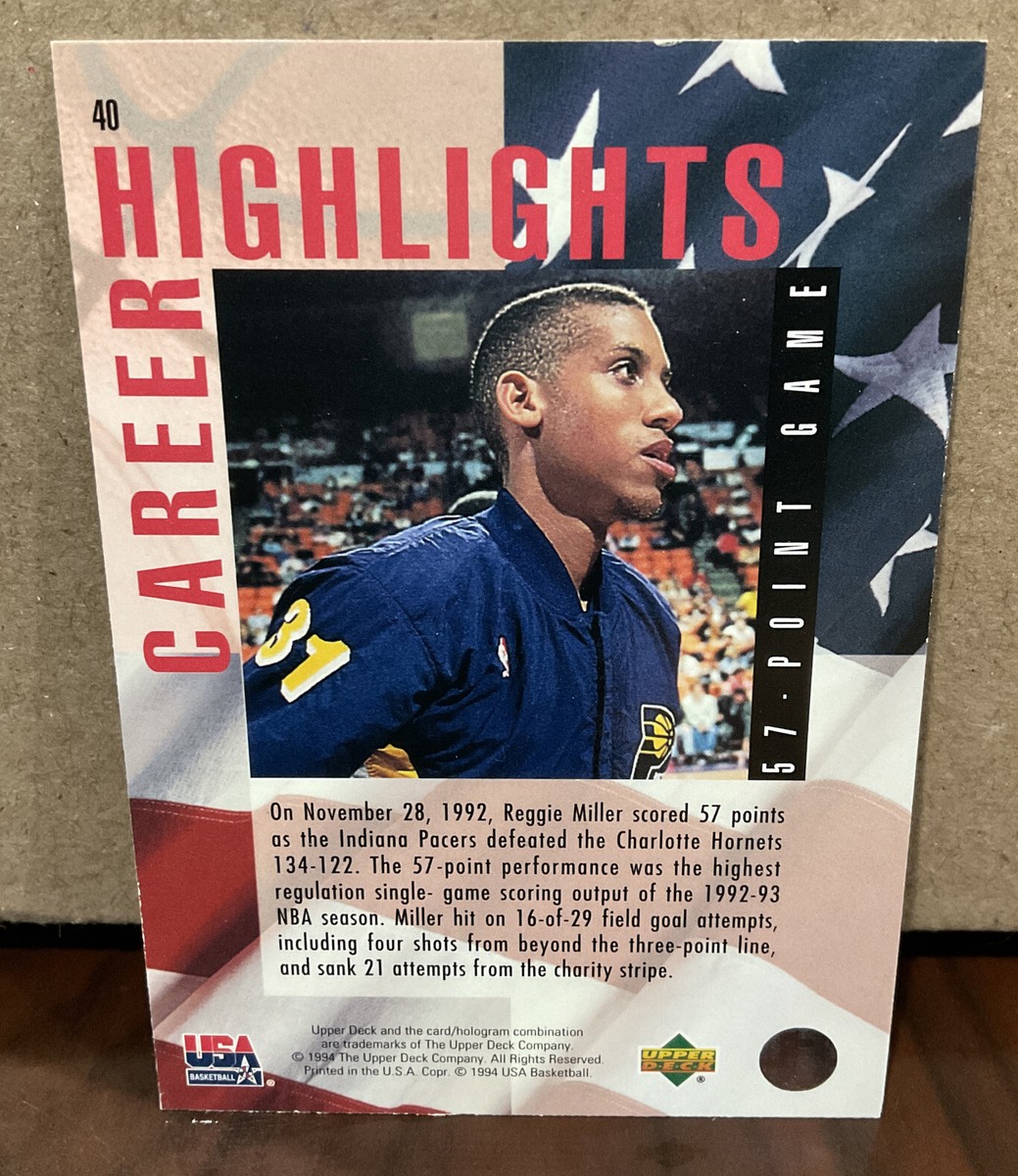 Reggie Miller’s 57-Point Masterclass vs Charlotte (1992)