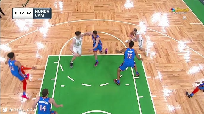 Payton Pritchard says the Thunder got away with a lot of fouls in the playoffs