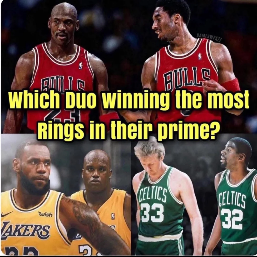 Which duo is winning the most rings in their prime? 🏆