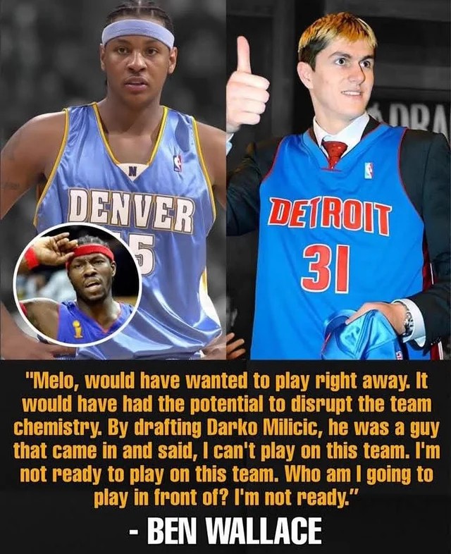 Do you agree with Ben on Carmelo? 