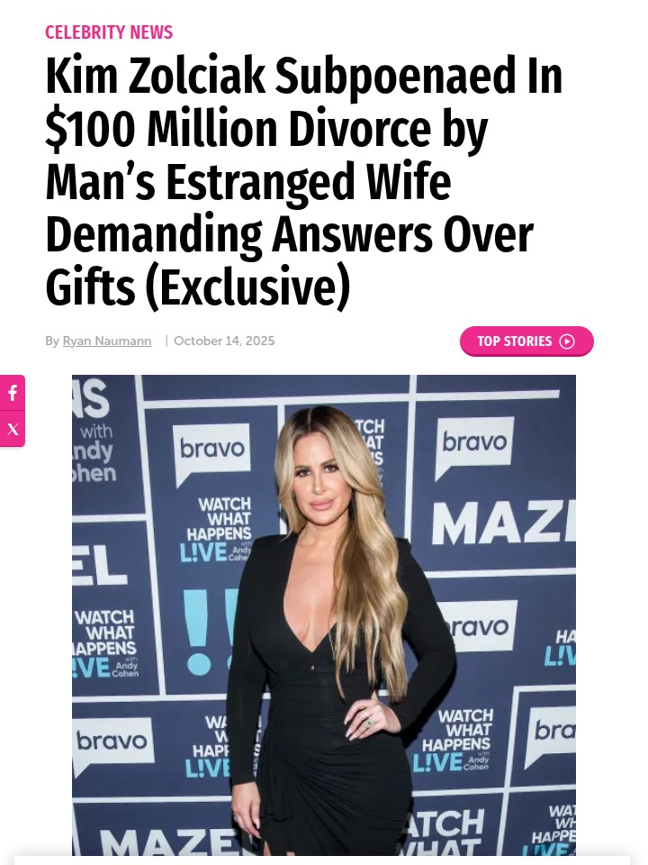 Kim Zolciak Dragged Into $100M Divorce?! 😱