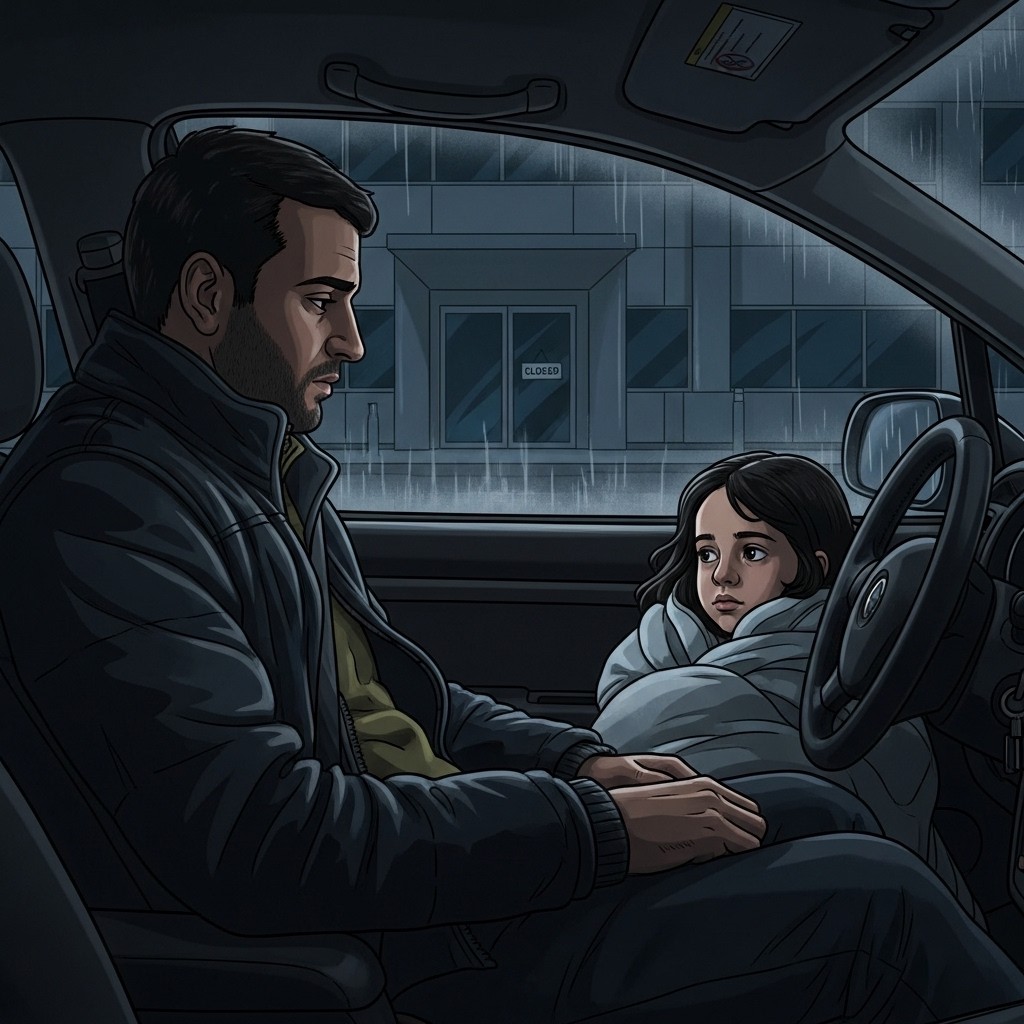 Empty Chairs at the Refugee Office