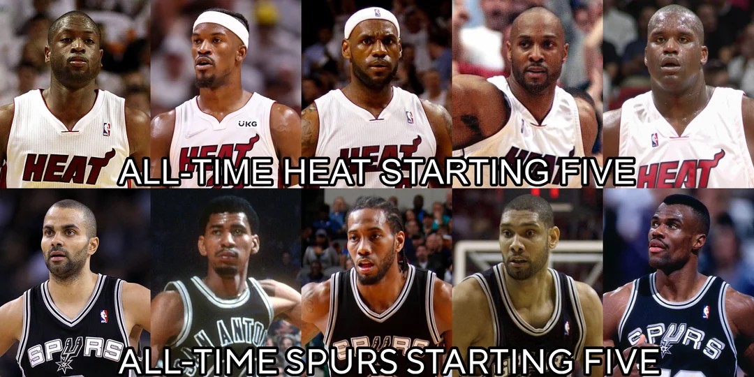 All-time Heat vs All-time Spurs