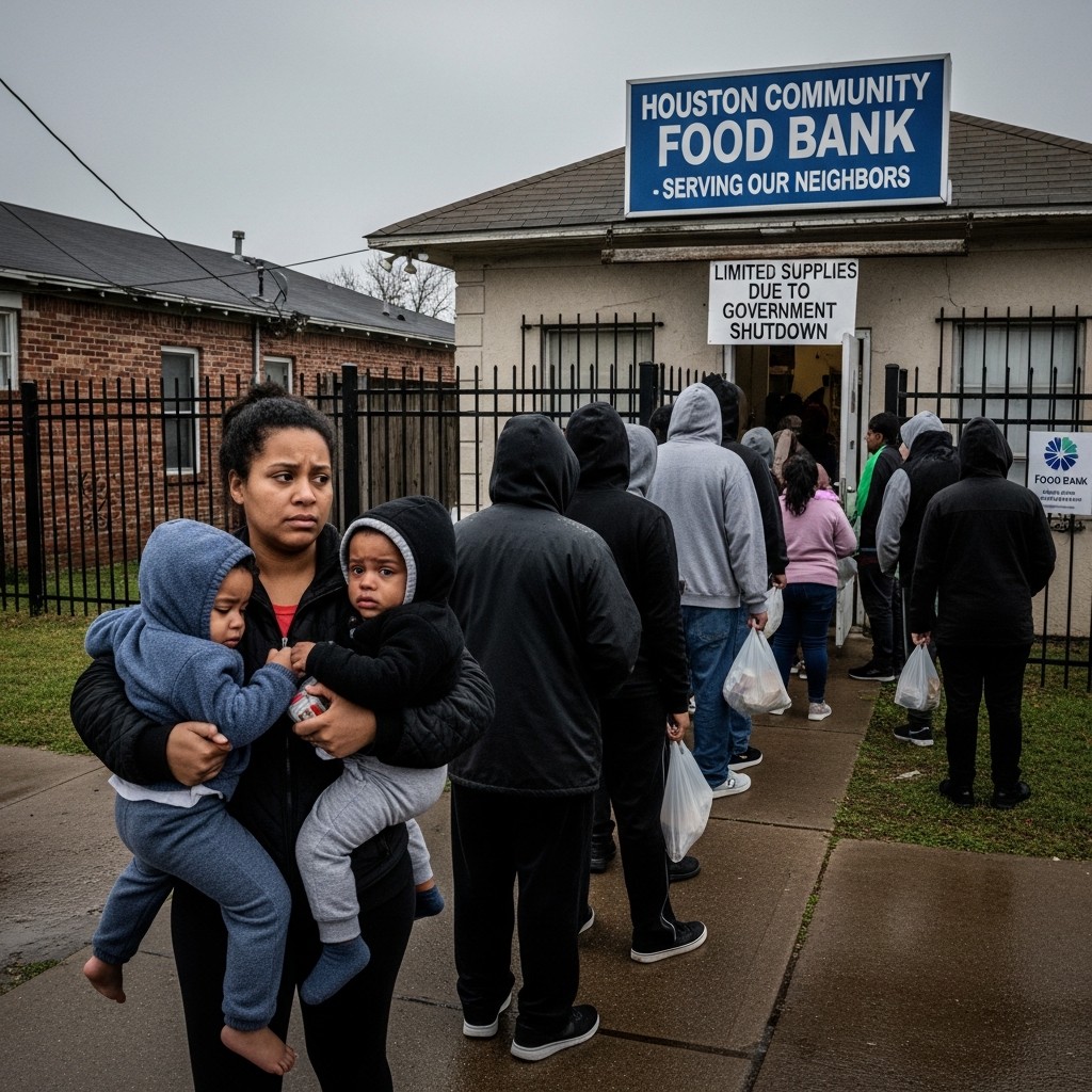 Long Lines at Food Banks, My Kids Shivering from Hunger