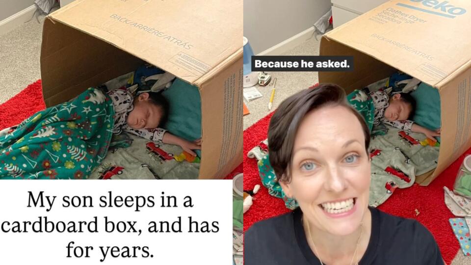This Kid Slept in a Cardboard Box for Years