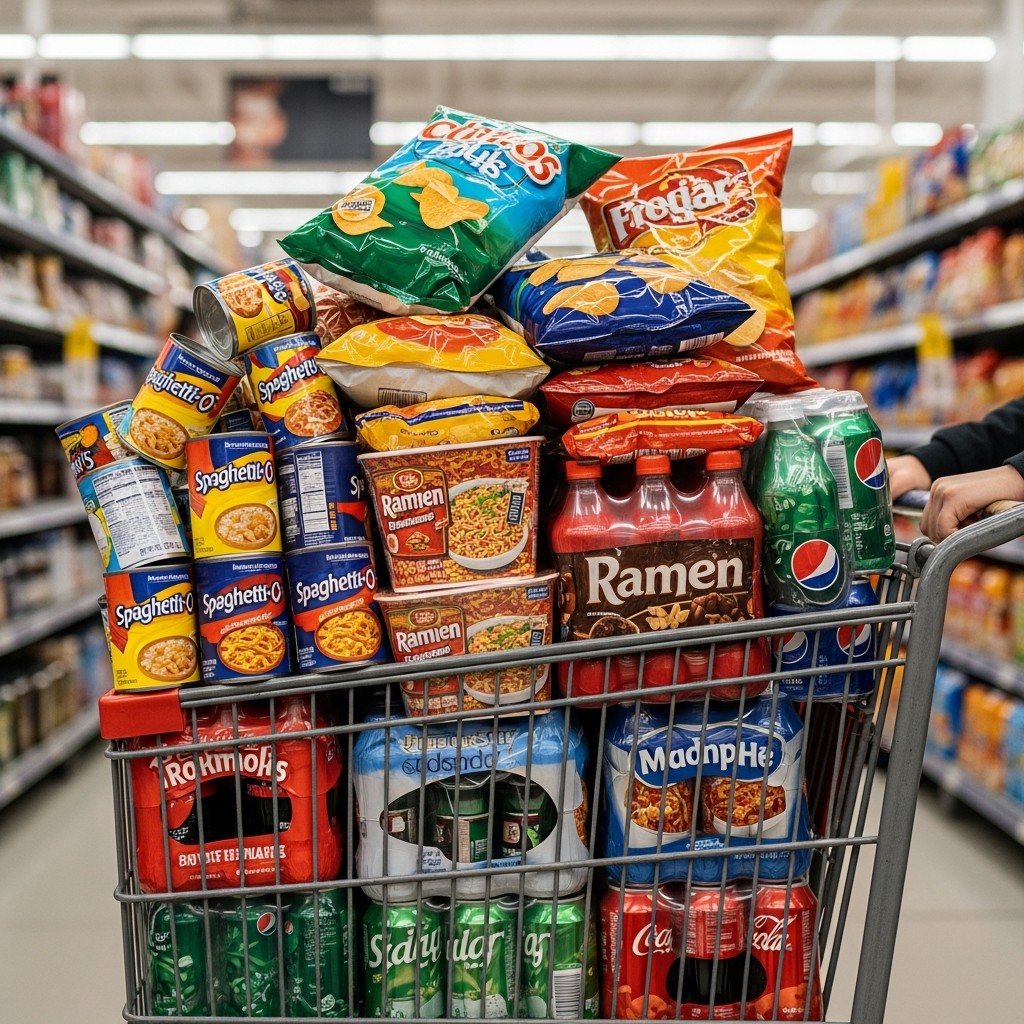 The Benefits Finally Arrived. I Only Bought Junk Food