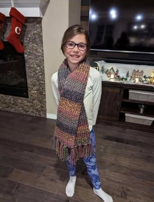 The 12-Year-Old Was Hiding in the Bathroom to Avoid Bullies. Then She Made This Incredible Scarf.