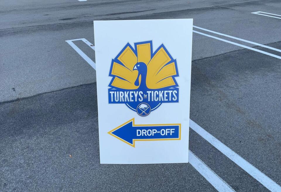 Score Sabres Tix with a Turkey!