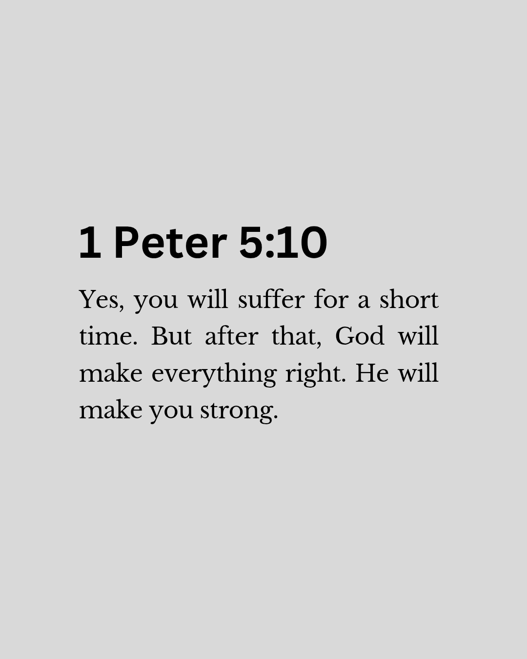 1 Peter 5:10 Bible Verse