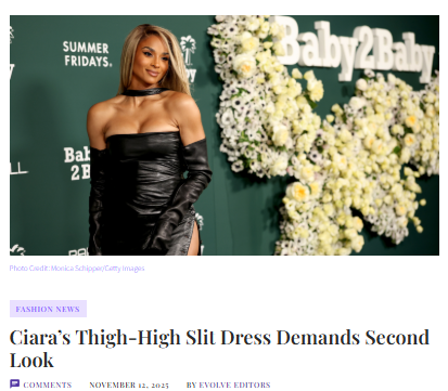 Ciara’s Slit Dress Stole the Gala