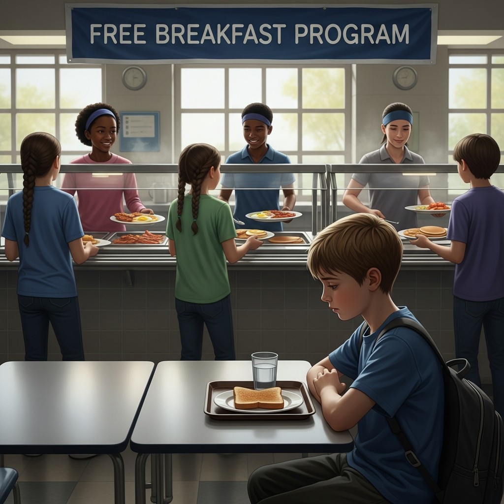 My Child Goes Hungry at School — While New Immigrant Kids Get Free Breakfast
