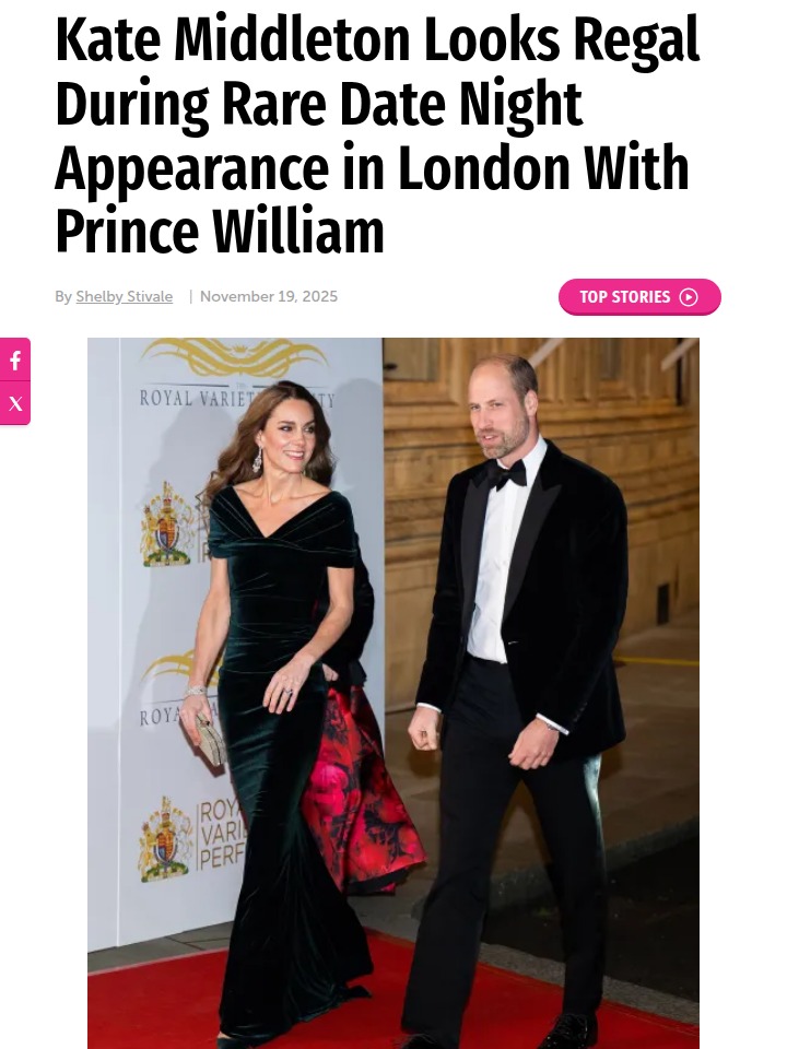 Kate & William’s Date Night Sparks Drama 👑