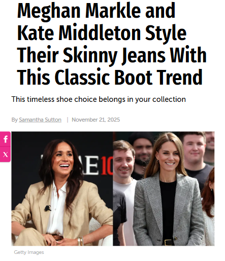 Royals Agree: Skinny Jeans + Boots = 🔥