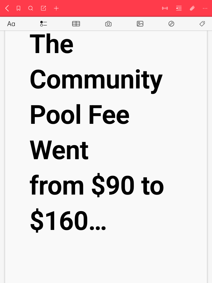 The Community Pool Fee Went from $90 to $160… and Immigrants Got Blamed