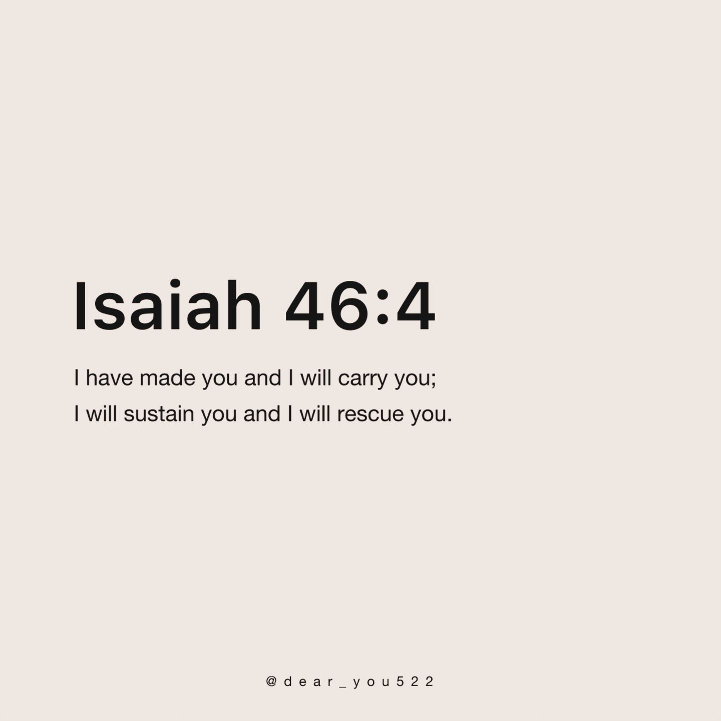 Isaiah 46 4